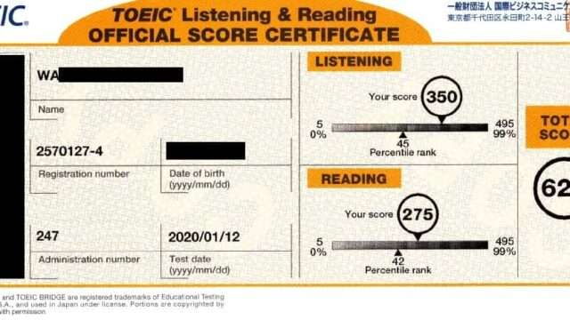 Toeic600点のレベルと勉強法 評価や大学別の難易度などを徹底解説 わか英語